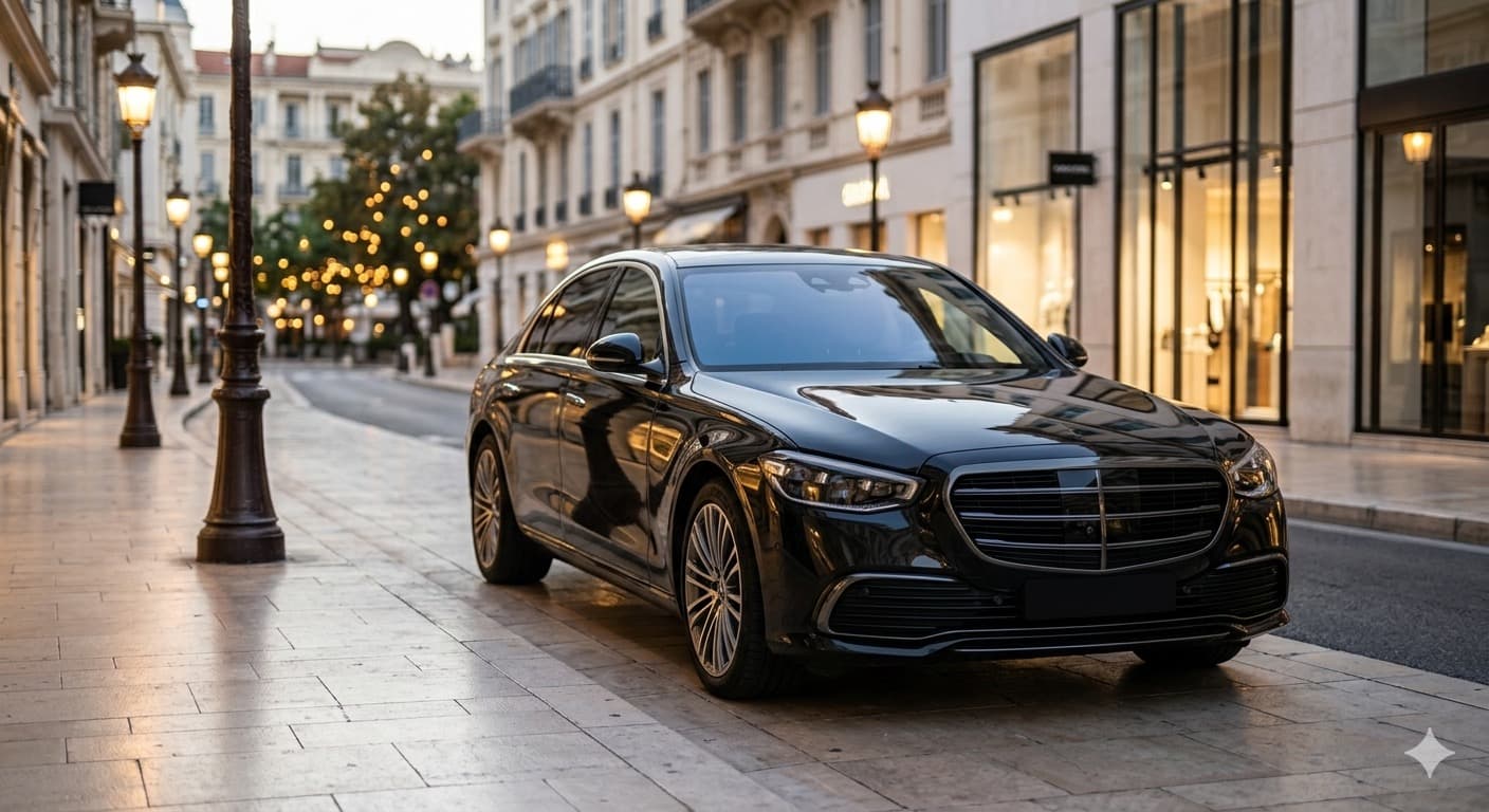 Executive noir - Chauffeur privé événements Cannes